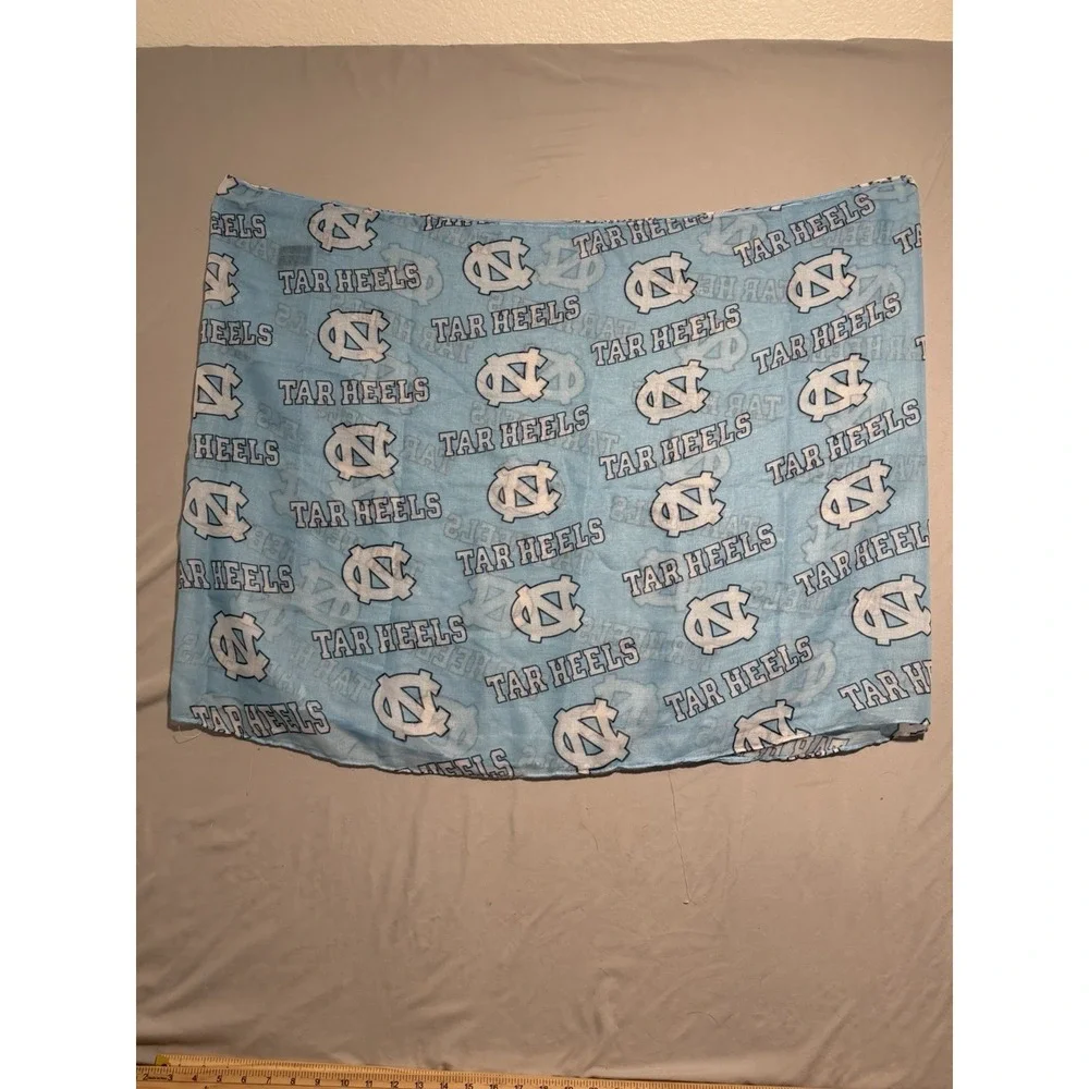 NCAA North Carolina Tarheels‎ sheer blue scarf unisex, winter, fashion
